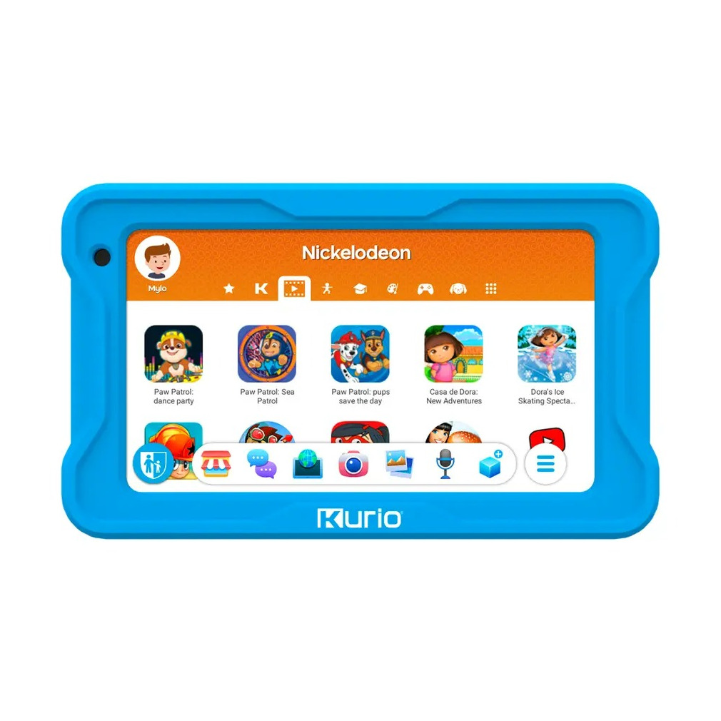 Kurio Kindertablet Premium Nickelodeon Tablet Blauw afbeelding