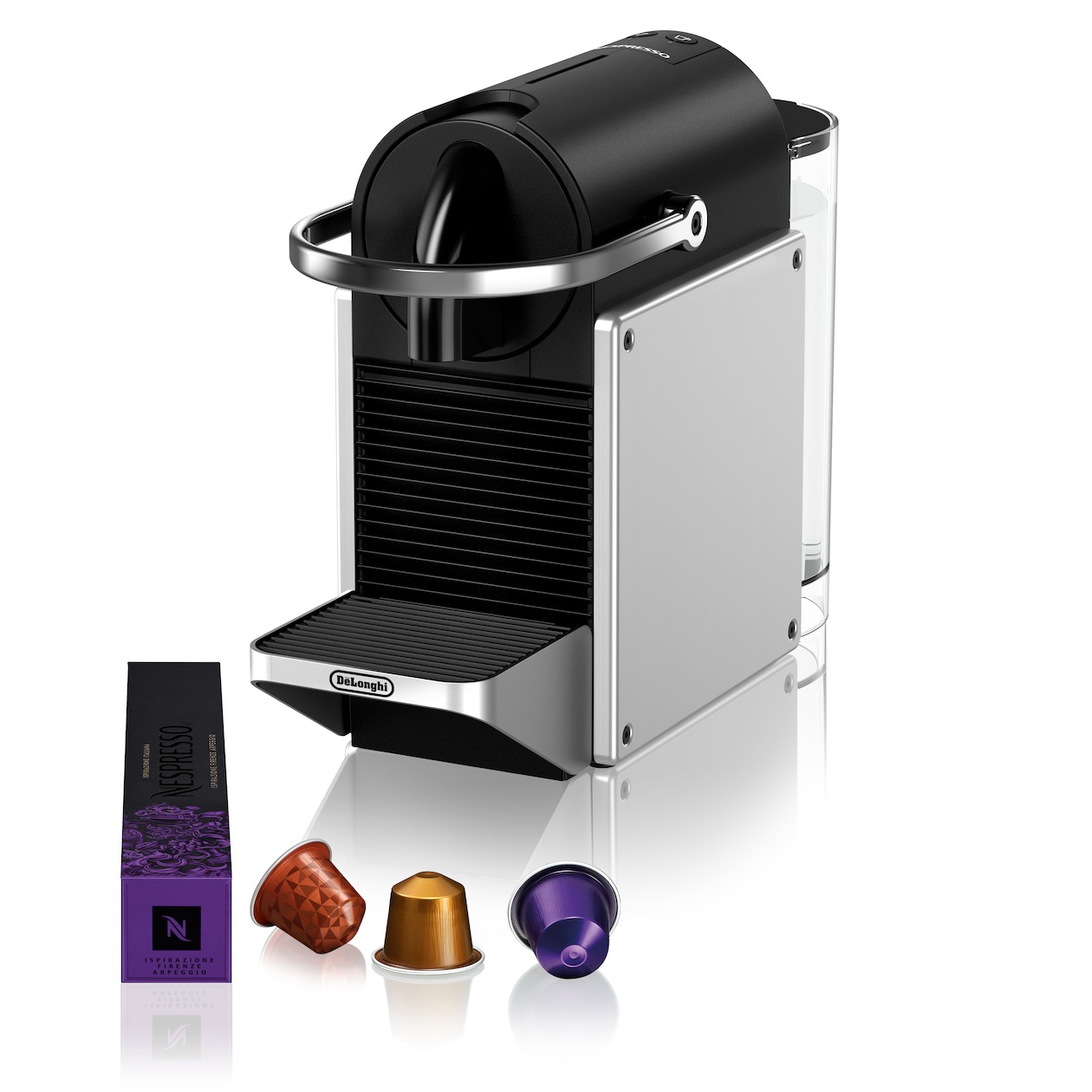 De'Longhi Nespresso Pixie Refresh EN127.S Nespresso Zilver