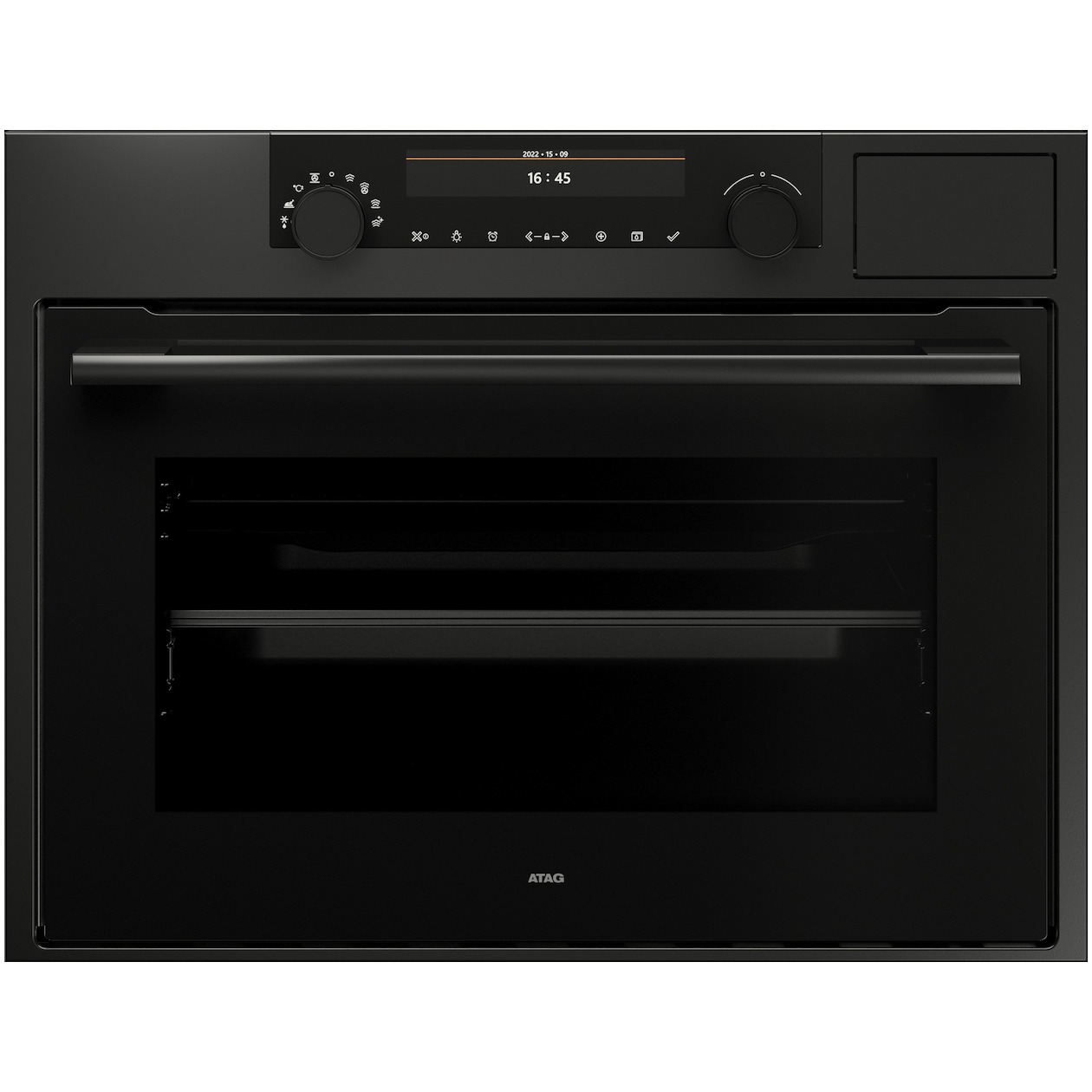 Atag CS4695D Inbouw combi stoomoven Grijs afbeelding