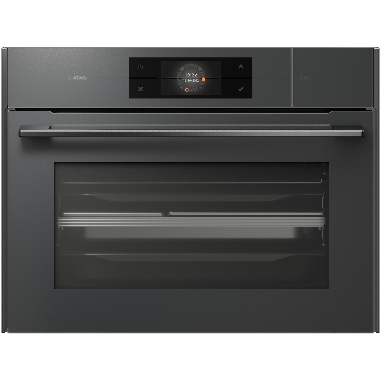 Atag CS4585M1C Inbouw combi stoomoven Grijs afbeelding