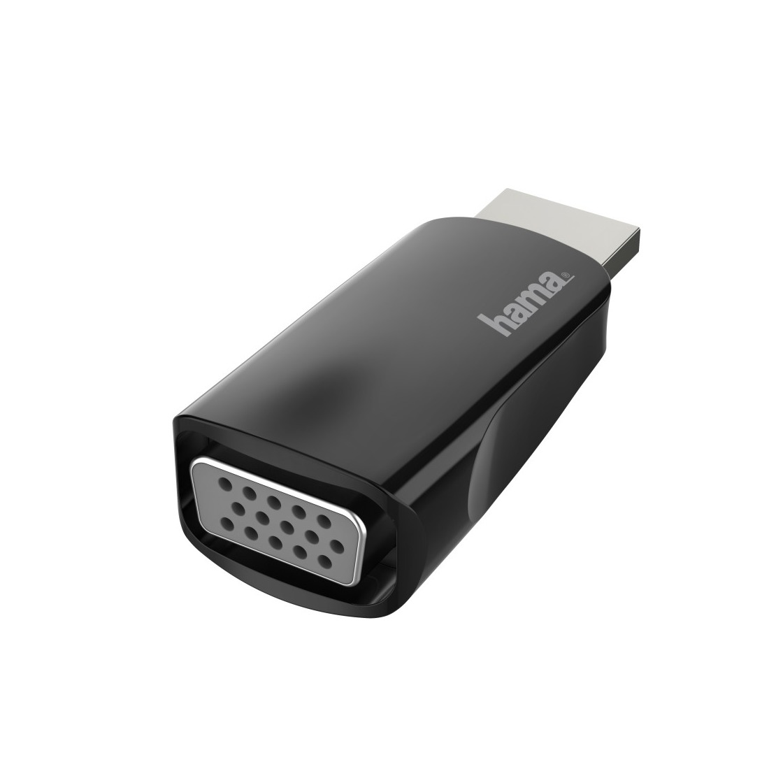 Hama Video-adapter, HDMI-stekker - VGA-aansluiting, Full-HD 1080p HDMI kabel Zwart afbeelding