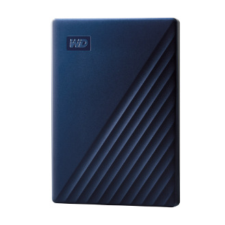 WD My Passport for Mac 4TB Externe harde schijf Blauw
