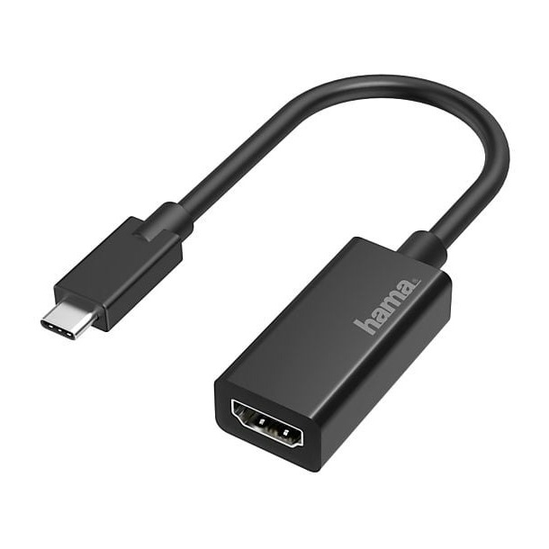 Hama Video-adapter, USB-C-stekker - HDMI-aansluiting, Ultra-HD 4K TV accessoire afbeelding