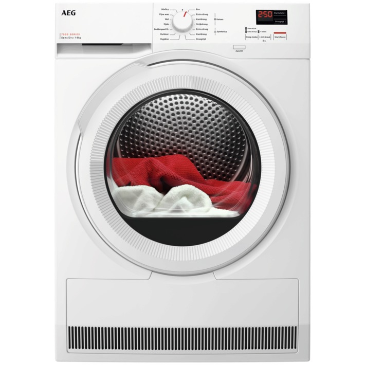 AEG TR718AK2B Warmtepompdroger Wit afbeelding