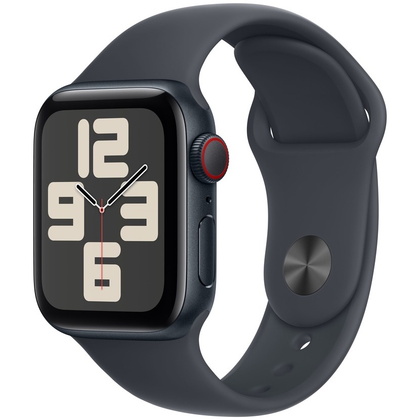 Apple Watch SE GPS + Cellular 40mm Aluminium Case met Sport Band - S/M Smartwatch afbeelding