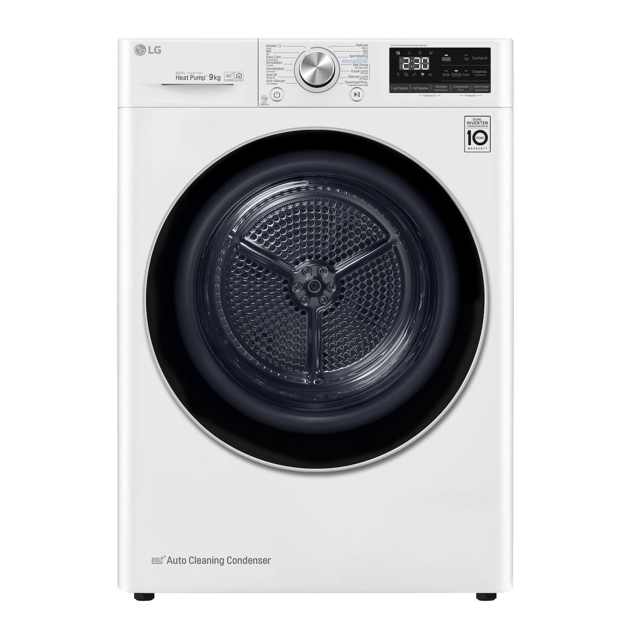 LG RH90V9AV3N Warmtepompdroger Wit afbeelding