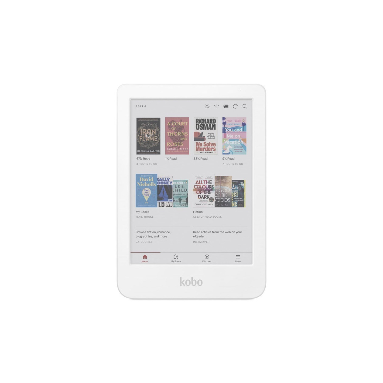 Kobo Clara Colour E-reader Wit afbeelding