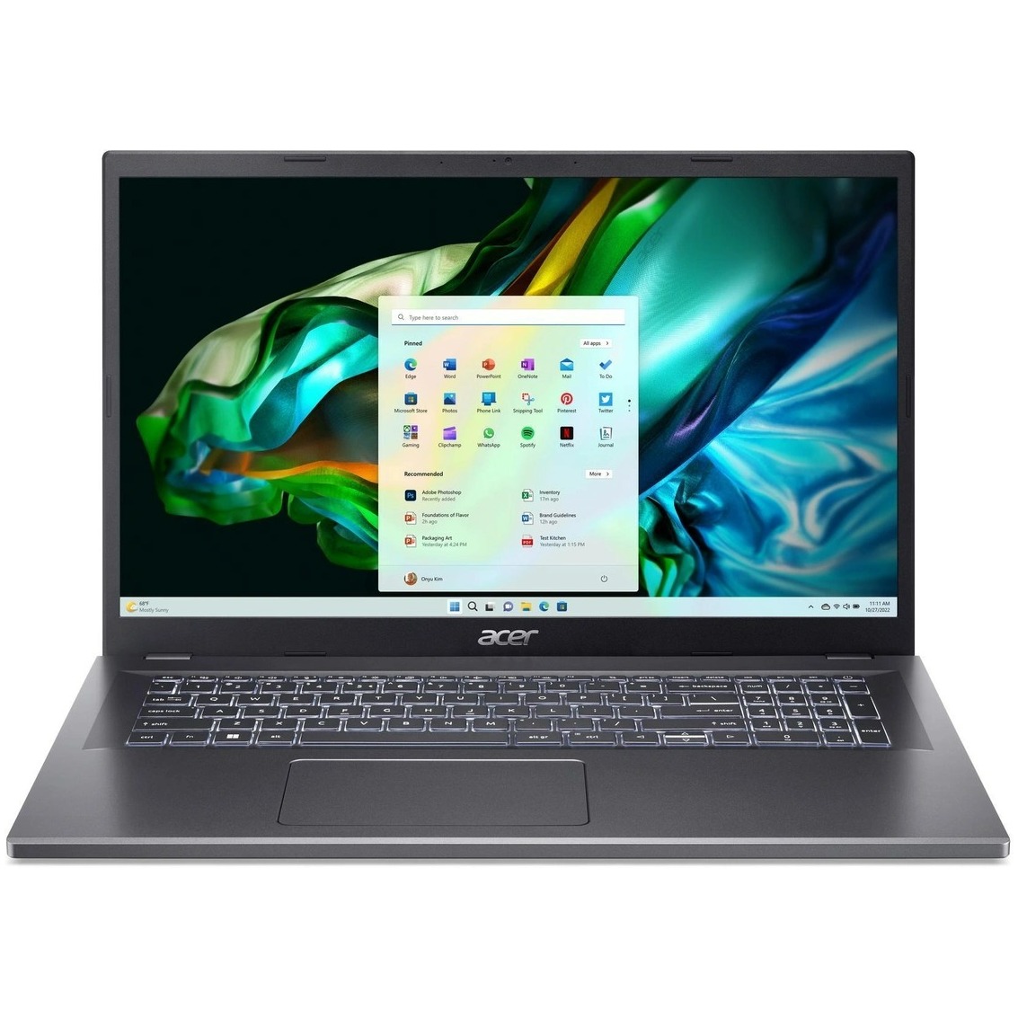 Acer Aspire 5 17 Pro A517-58GM-54Z0 -17 inch Laptop afbeelding