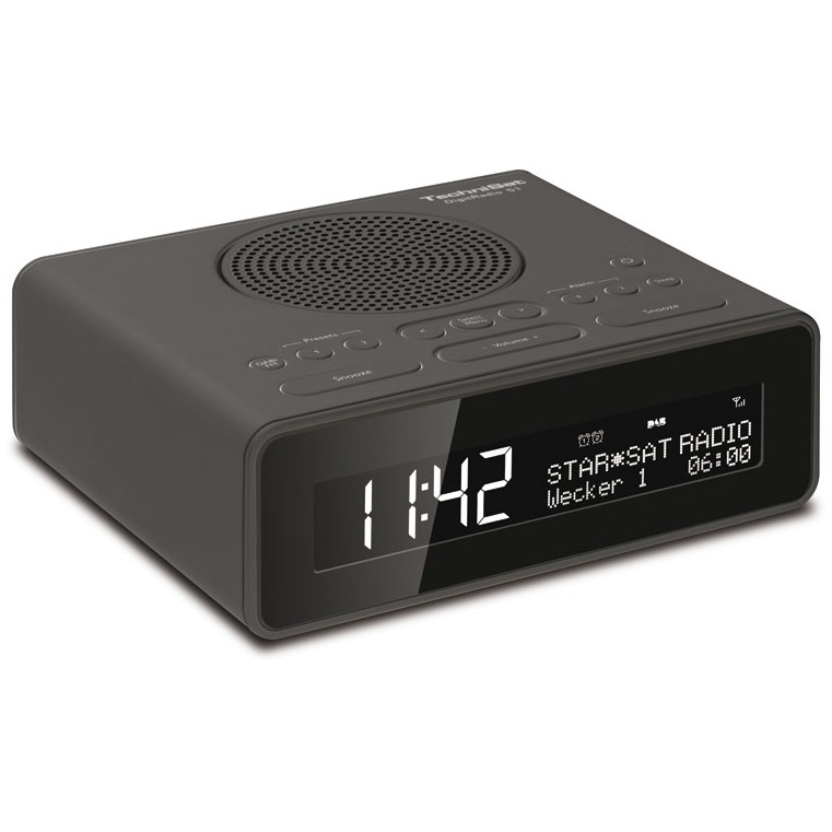 TechniSat DigitRadio 51 Wekker radio Grijs afbeelding