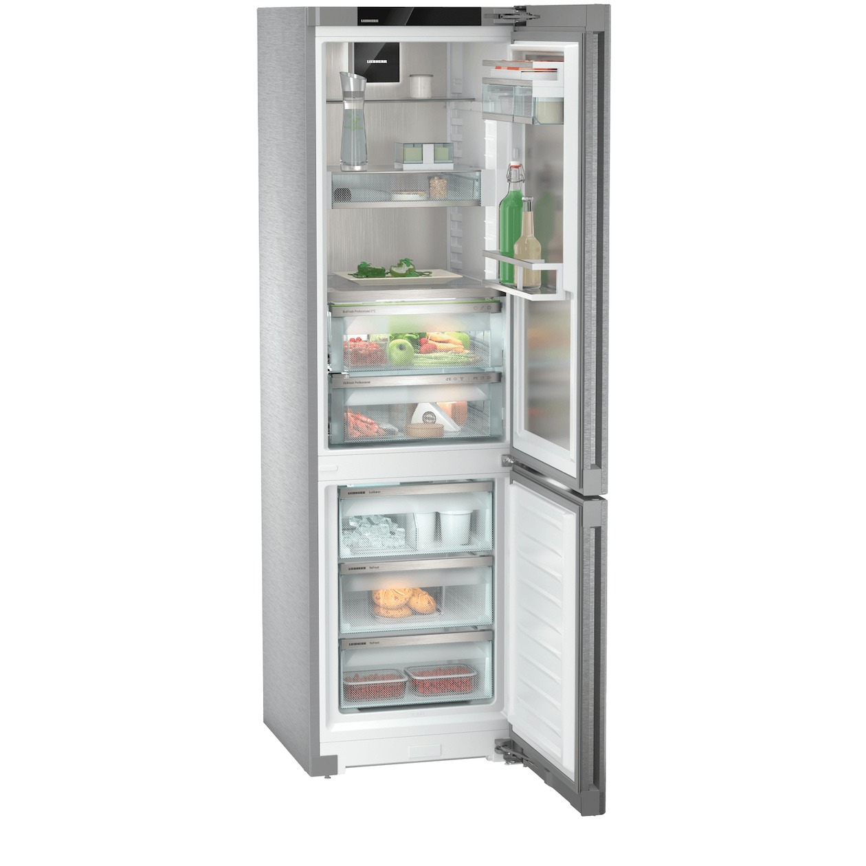 Liebherr CBNstb 579i-22 Koel-vriescombinatie Zilver afbeelding
