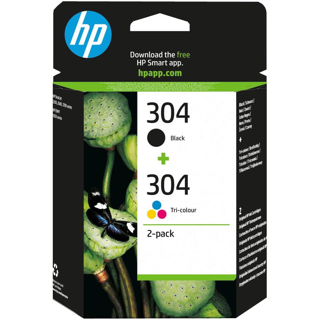 HP 304 Cartridges Combo Pack Inkt afbeelding