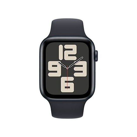 Apple Watch SE GPS 44mm Aluminium Case met Sport Band - M/L Smartwatch afbeelding
