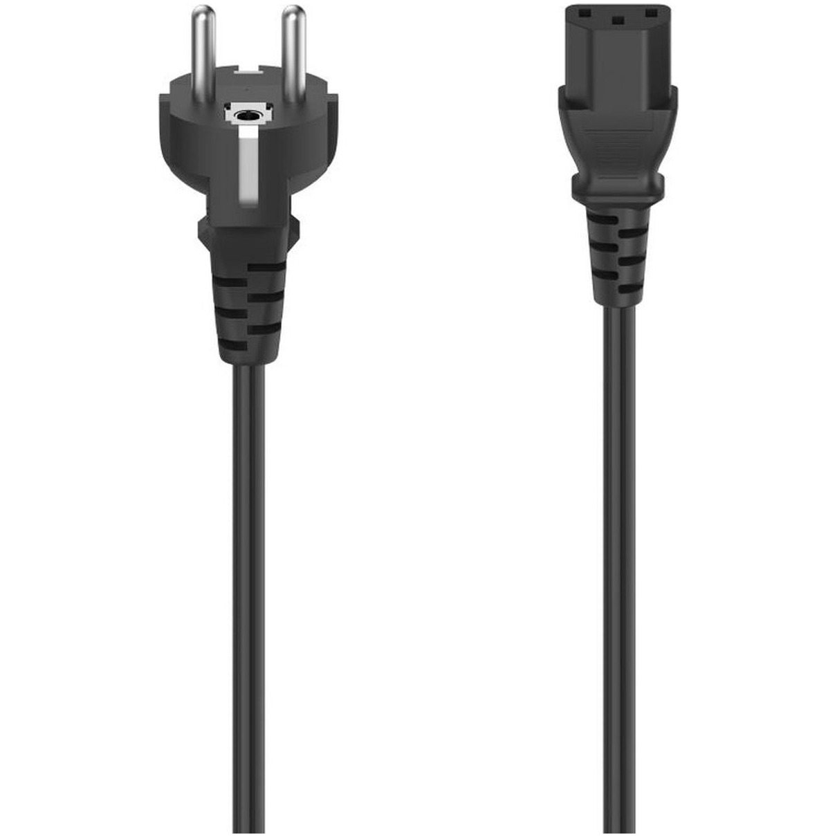 Hama Netsnoer 3 polig - shuko 1.5 meter Kabel Zwart afbeelding