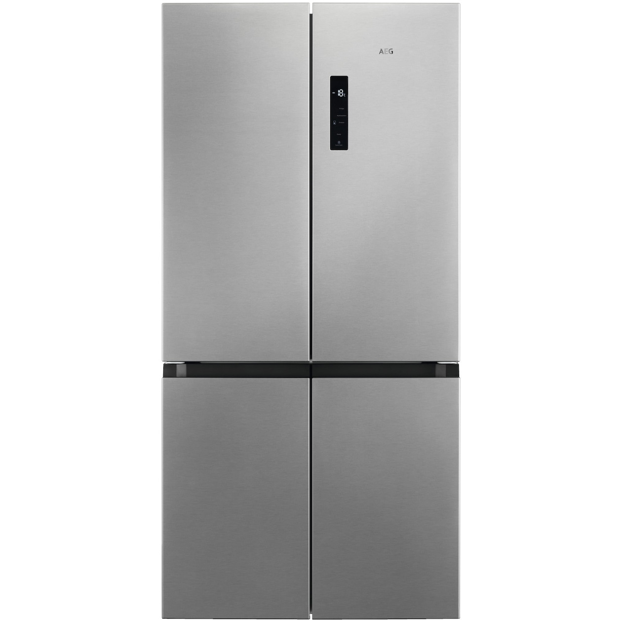 AEG RMB952D6VU Amerikaanse koelkast Zilver afbeelding