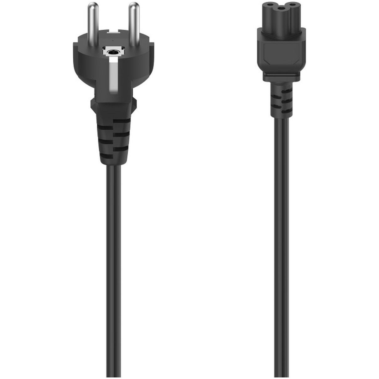 Hama Netsnoer, geaarde stekker 3 polig Mickey - shuko 1.5 meter Kabel Zwart afbeelding