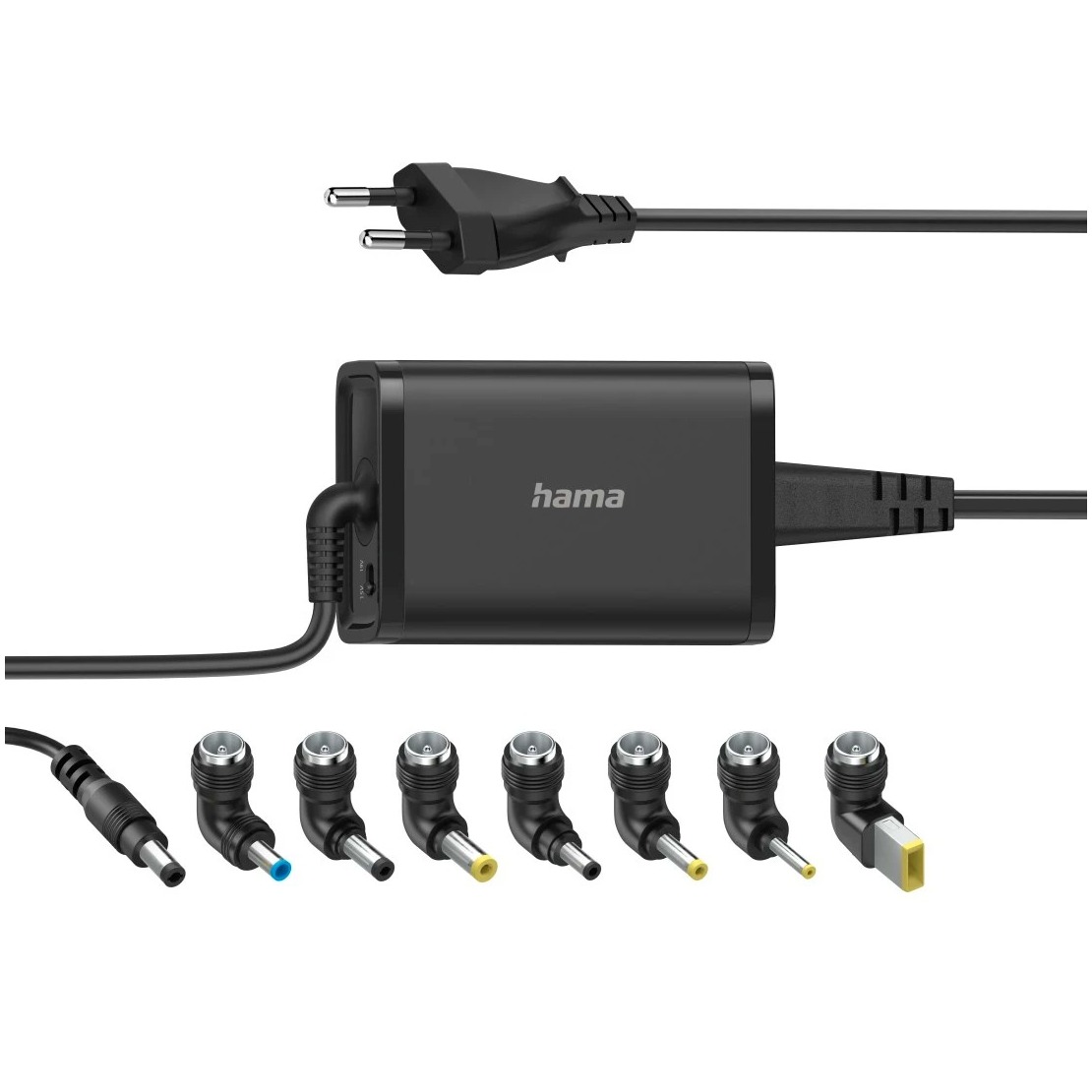 Hama UNIVERSELE NOTEBOOK-NETADAPTER, 15-19V/45W Voeding Zwart afbeelding