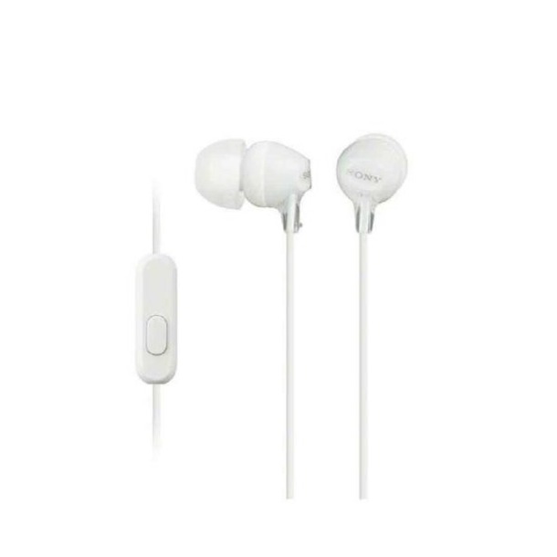 Sony MDR-EX15AP Oordopjes Wit afbeelding