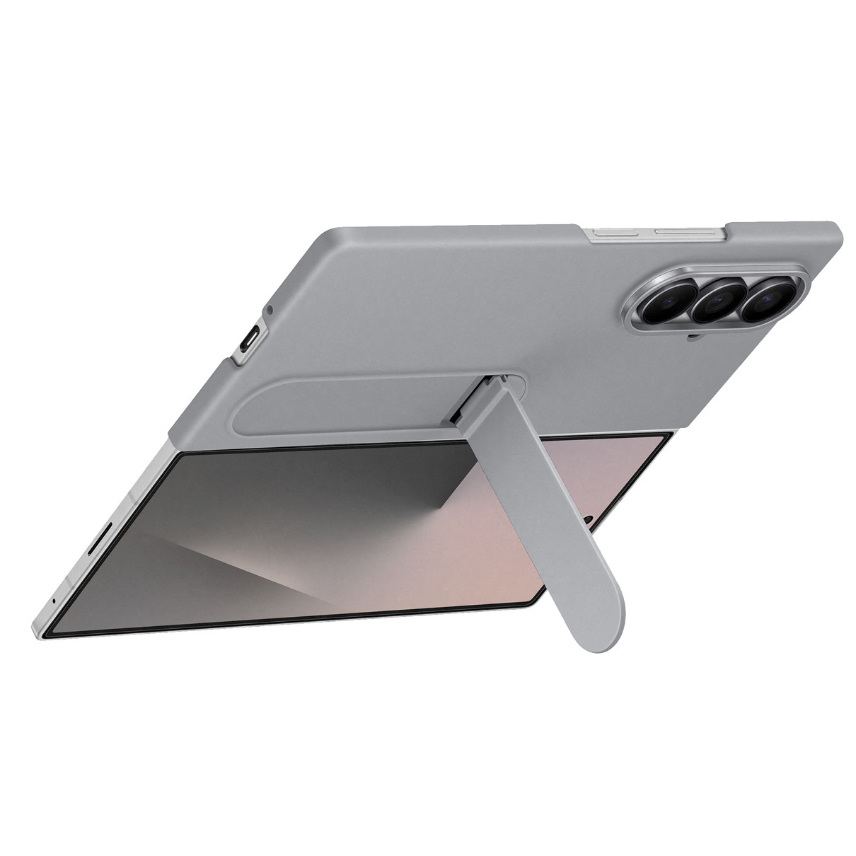 Samsung Silicone Case voor Samsung Galaxy Z Fold7 5G Telefoonhoesje Grijs afbeelding