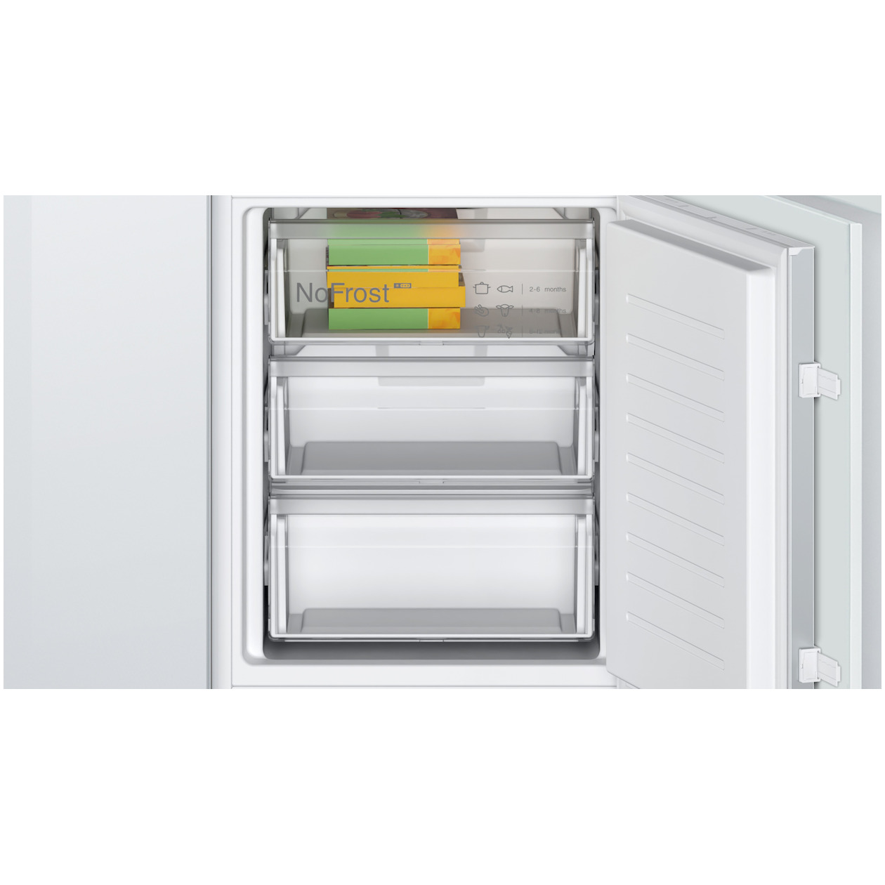 Bosch KIN86NSE0 Inbouw koel-vriescombinatie, foto 2