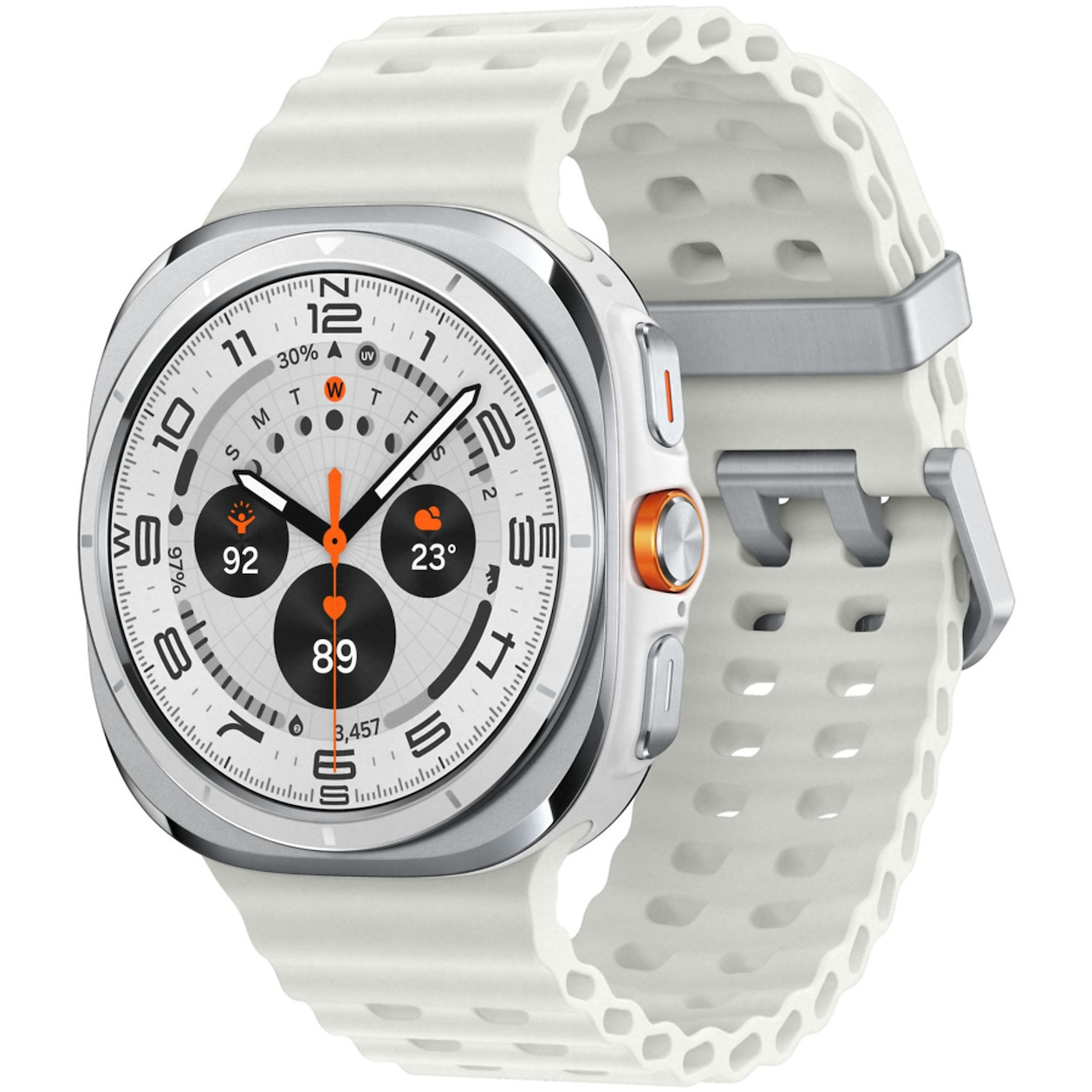 Samsung Galaxy Watch Ultra 47MM LTE (2025) Smartwatch Wit afbeelding