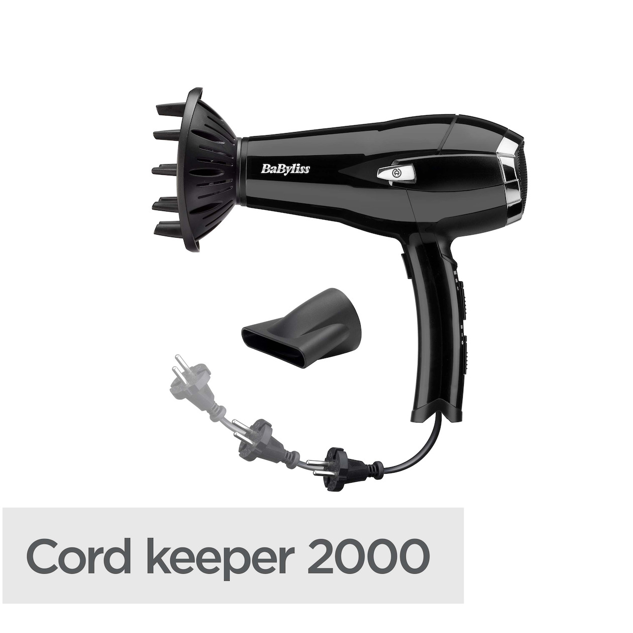 Babyliss D374DE Haardroger Zwart, foto 2