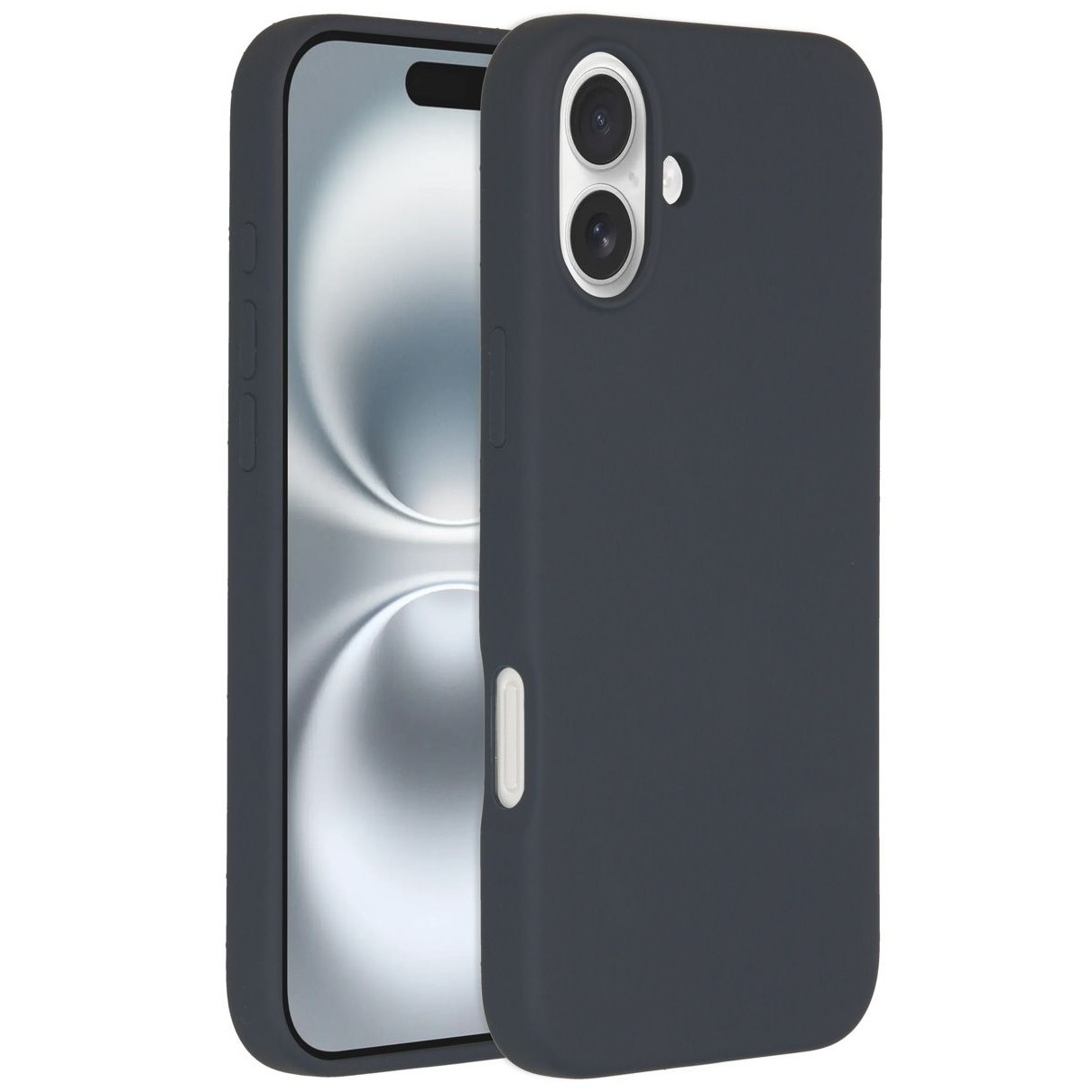 Accezz Liquid Silicone Backcover met MagSafe iPhone 16 Plus Telefoonhoesje Blauw afbeelding
