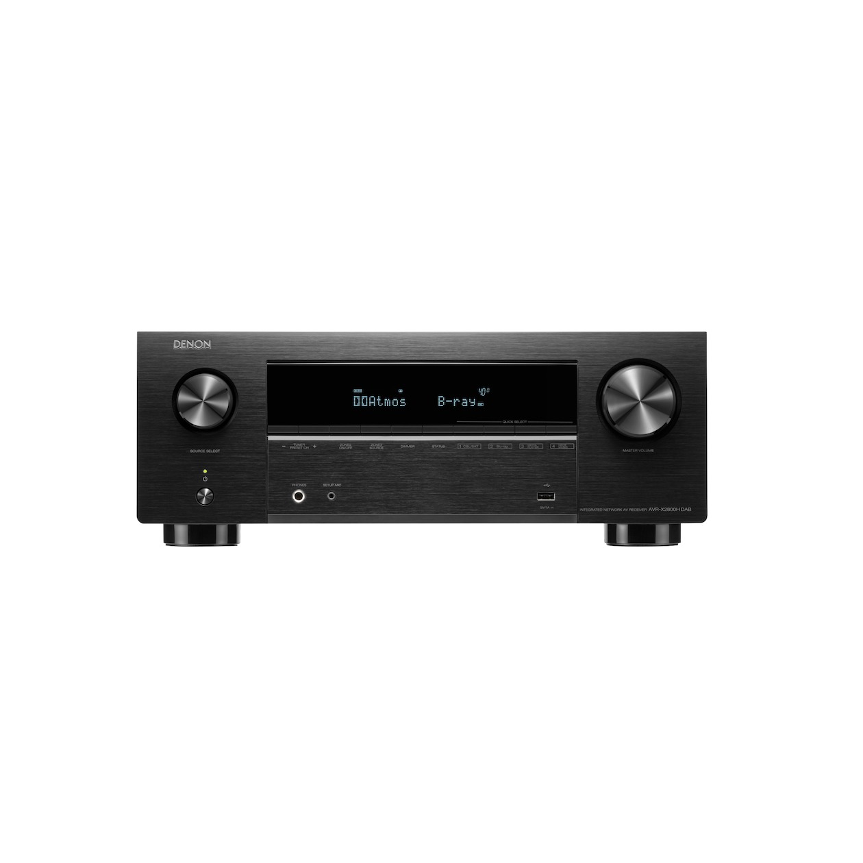 Denon AVR-X2800H Receiver Zwart afbeelding