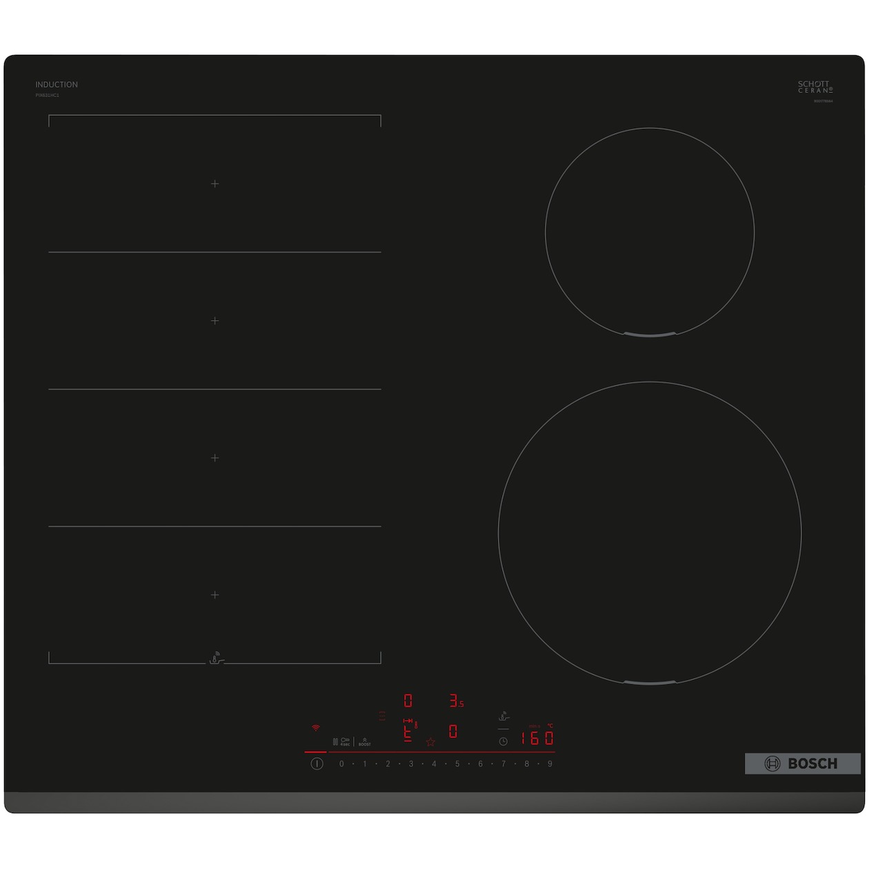 Bosch PIX631HC1E Inductie kookplaat Zwart afbeelding