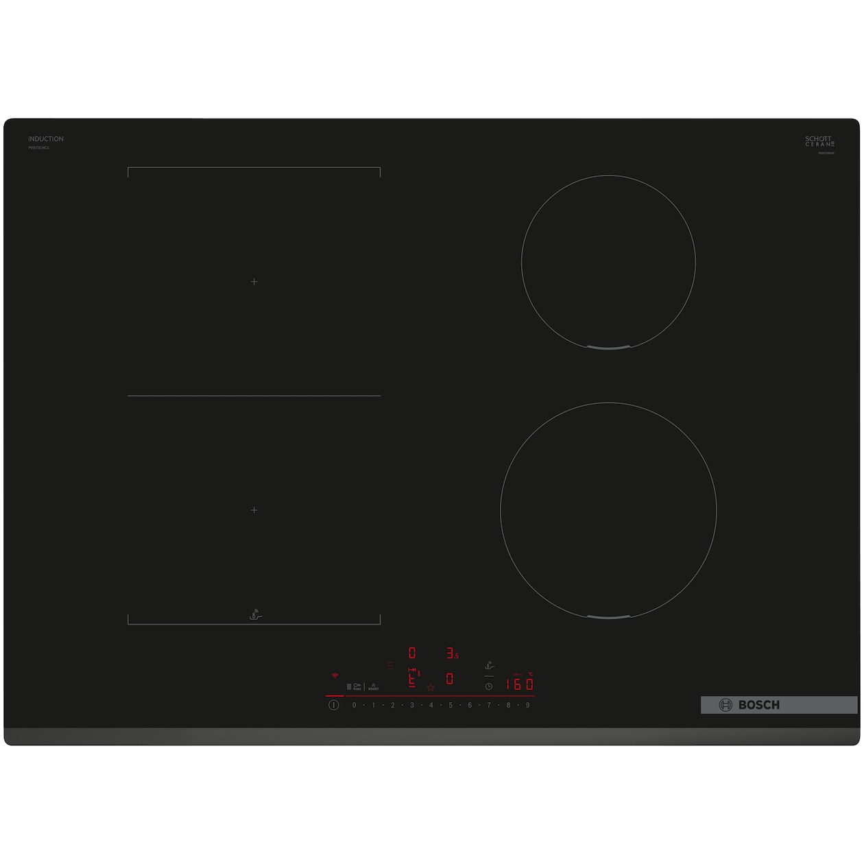 Bosch PVS731HC1E Inductie kookplaat Zwart afbeelding