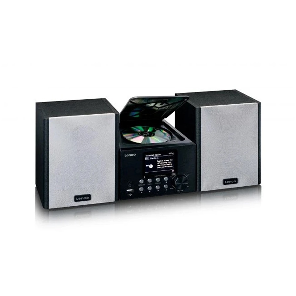 Lenco MC-250 Stereo set Zwart, foto 2