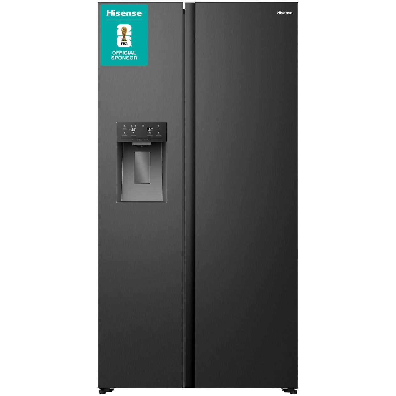 Hisense RS5P528STFE Amerikaanse koelkast Zwart