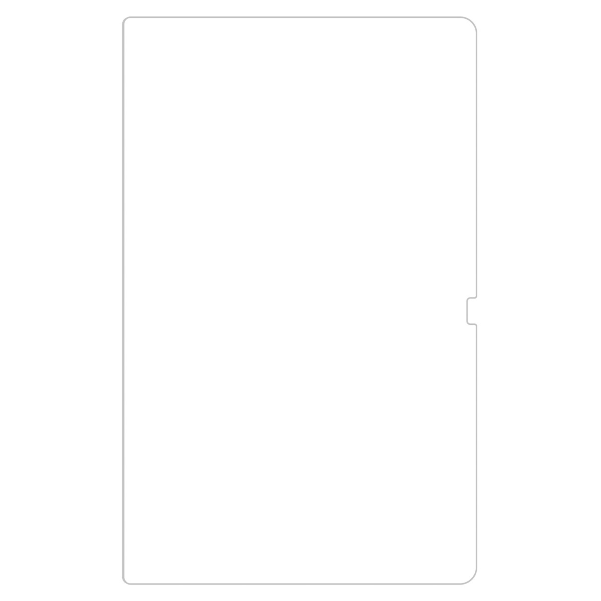 Accezz Premium glass screenprotector Lenovo Tab Plus Smartphone screenprotector Transparant afbeelding