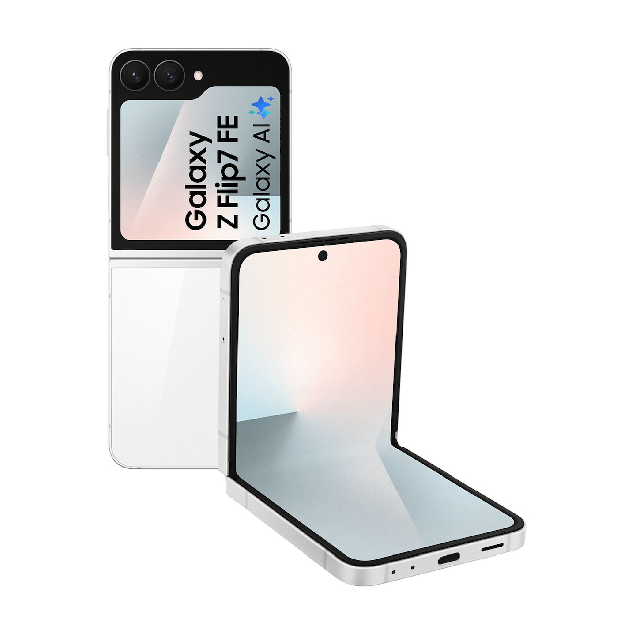 Samsung Galaxy Z Flip 7 FE 5G 128GB Smartphone Wit afbeelding