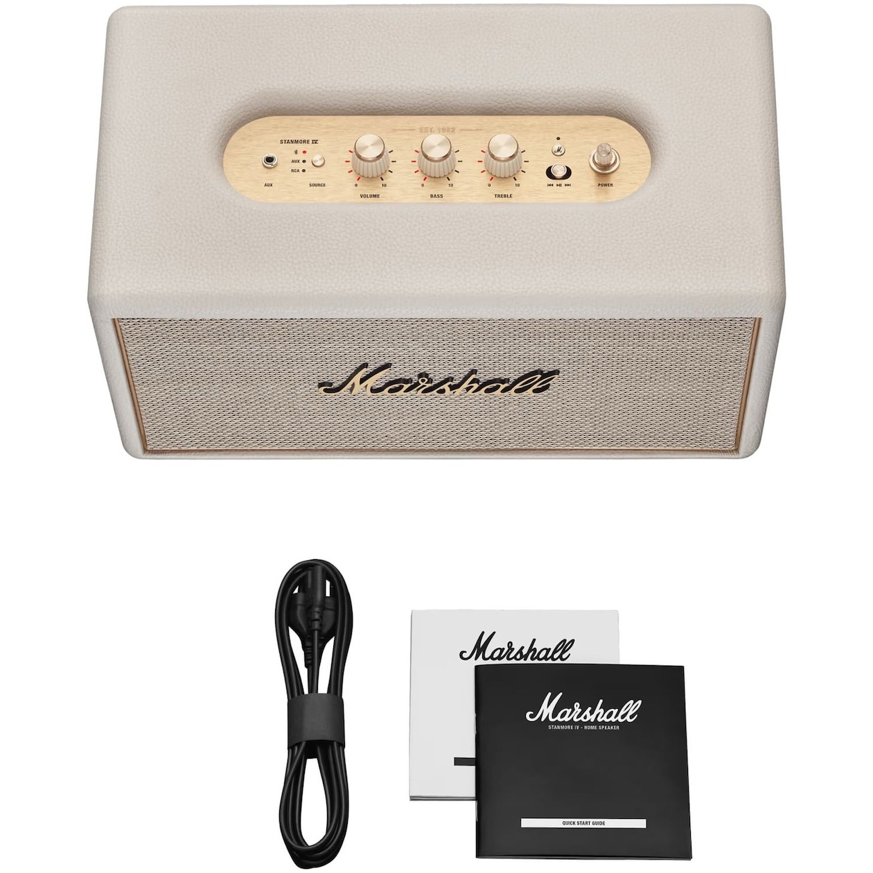 Marshall Stanmore IV Bluetooth speaker Wit, foto 3