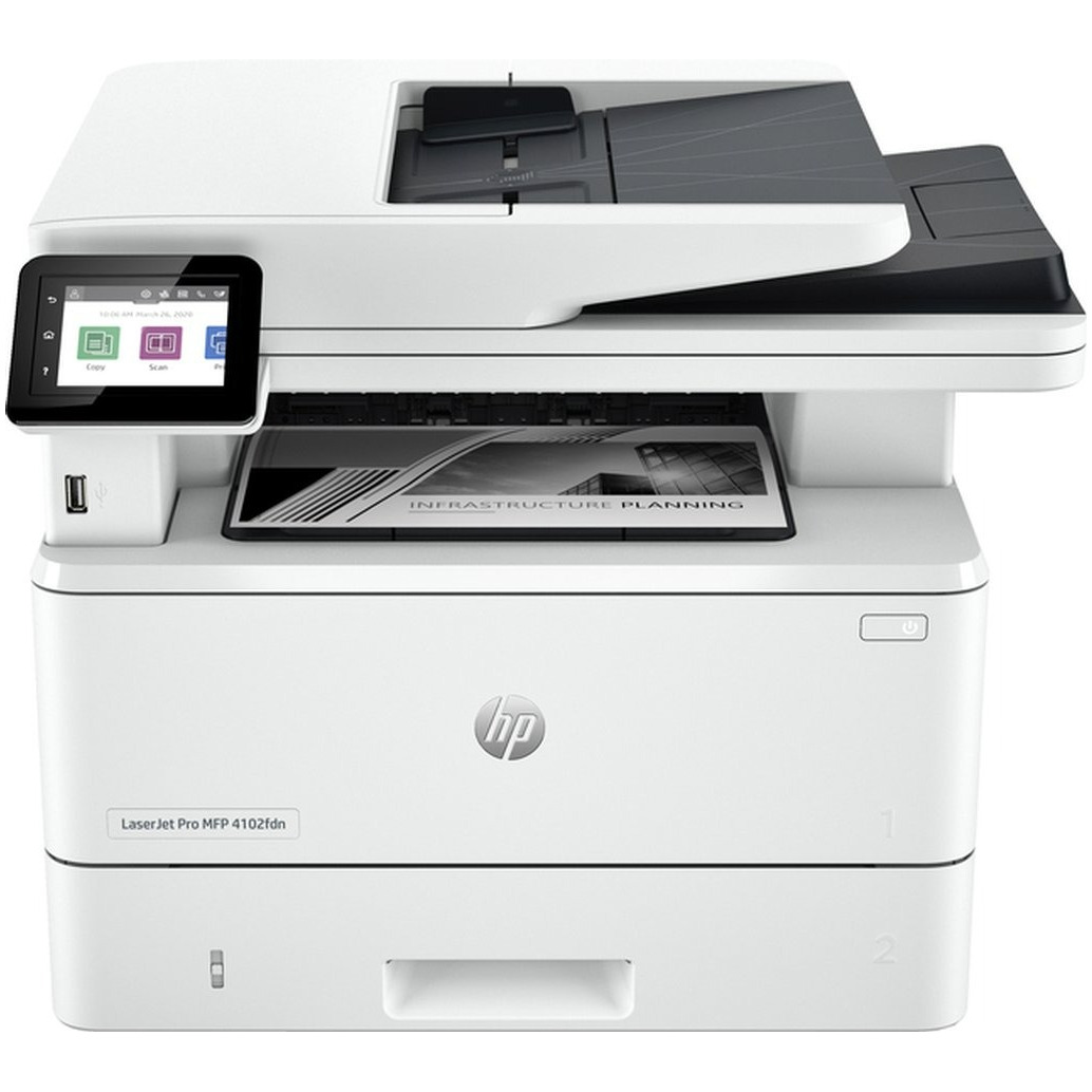 HP LaserJet Pro MFP 4102fdw All-in-one laser printer Wit afbeelding