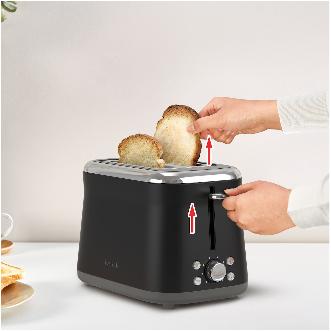 Tefal TT7208 Broodrooster Zwart, foto 3