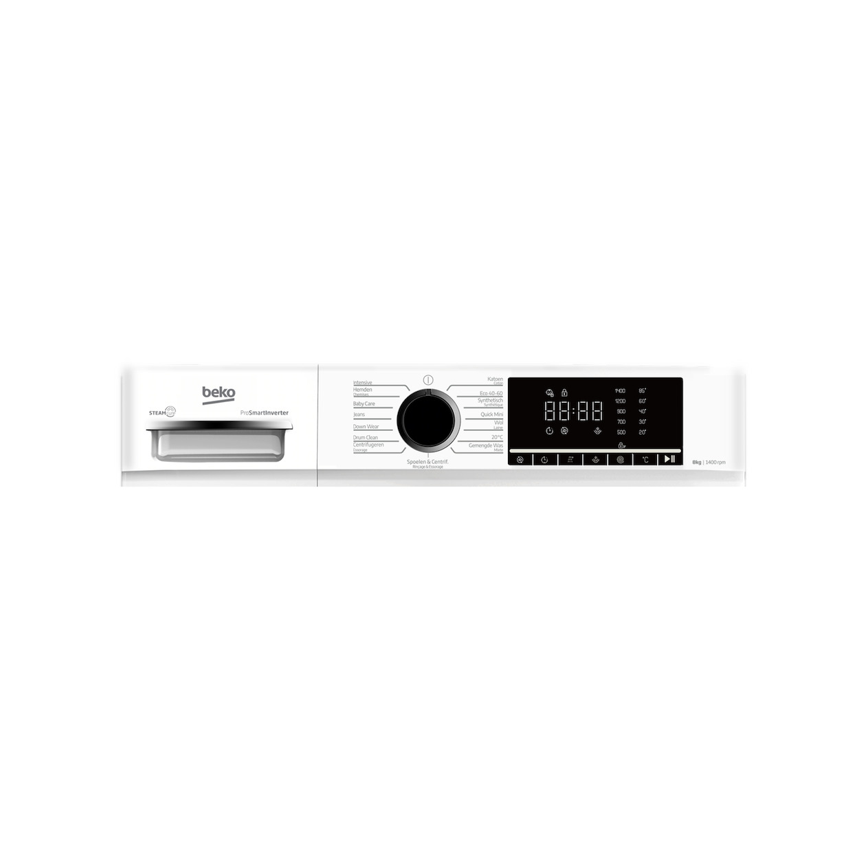 Beko B1W8641WB1 BE Wasmachine Wit, foto 3