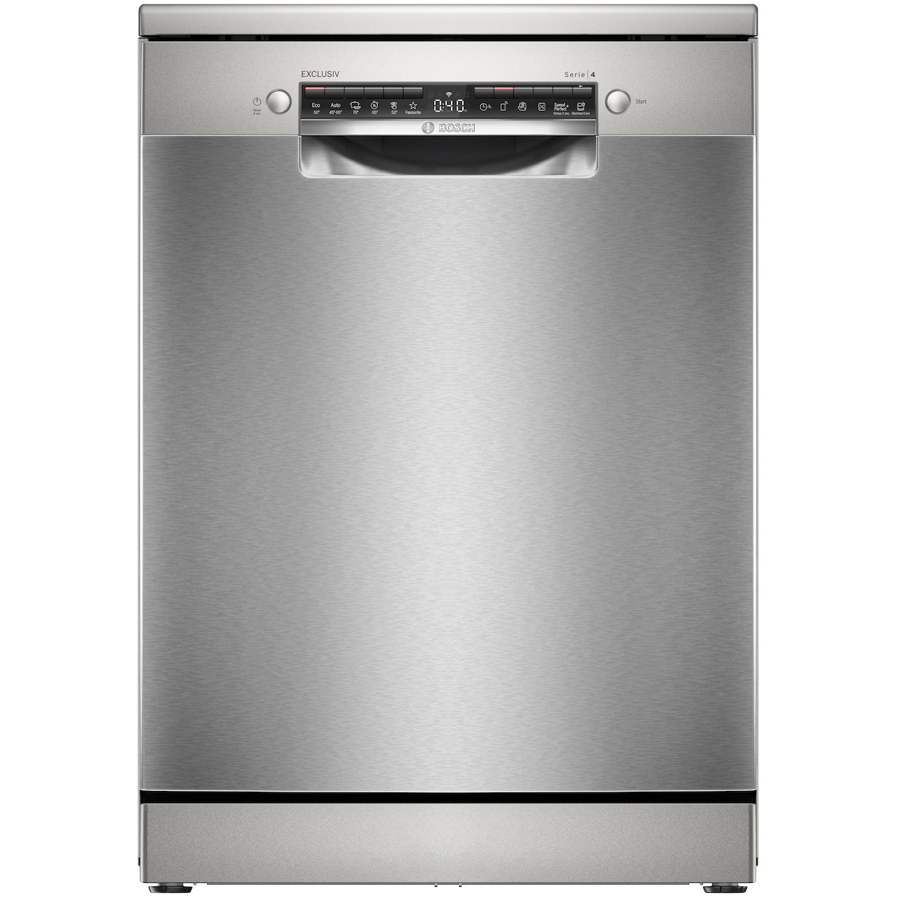 Bosch SMS4ELI06F EXCLUSIV Vrijstaande vaatwasser Grijs afbeelding