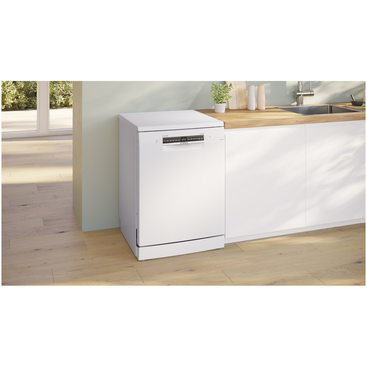 Bosch SMS4EBW33E EXCLUSIV Vrijstaande vaatwasser Wit, foto 3