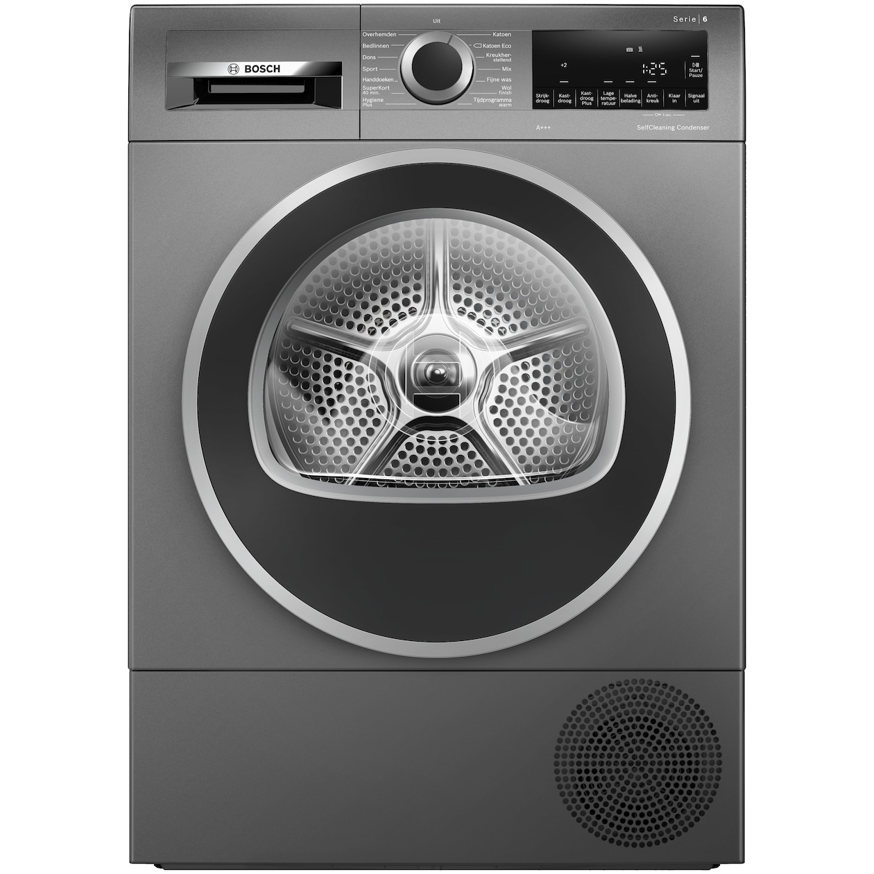 Bosch WQG235DINL Warmtepompdroger Grijs afbeelding
