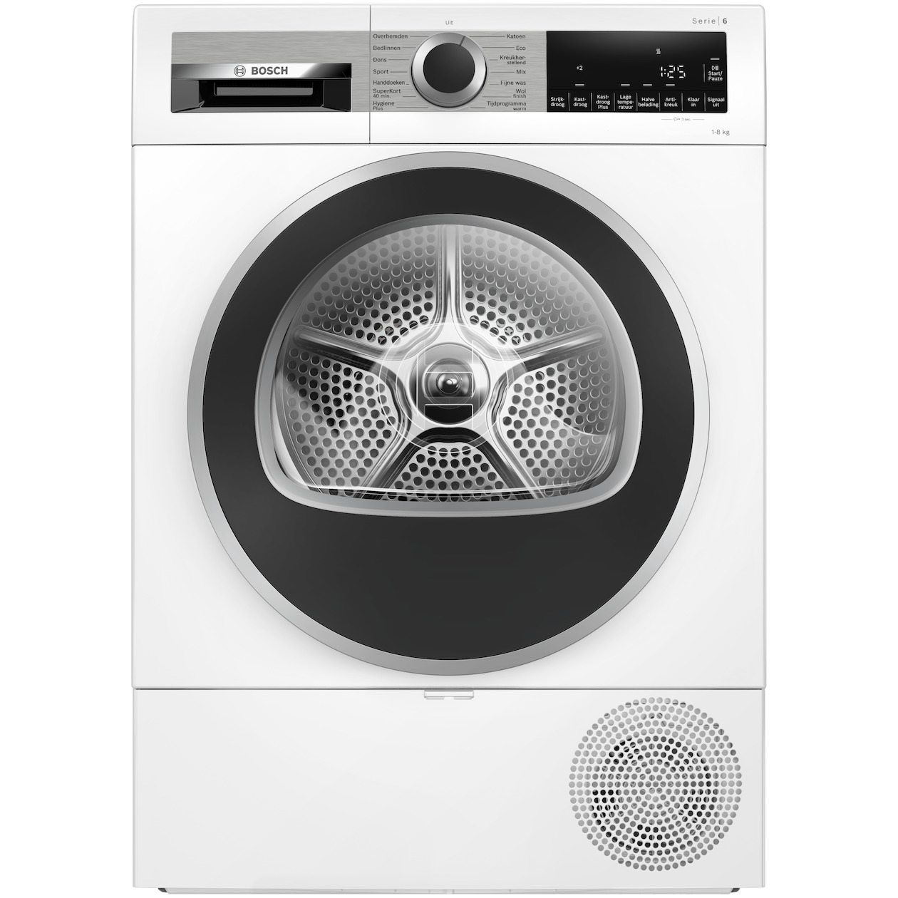 Bosch WQG233DLNL Warmtepompdroger Wit afbeelding