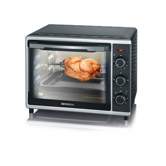 Severin TO 2056 - Mini oven - Vrijstaand - zwart/zilver