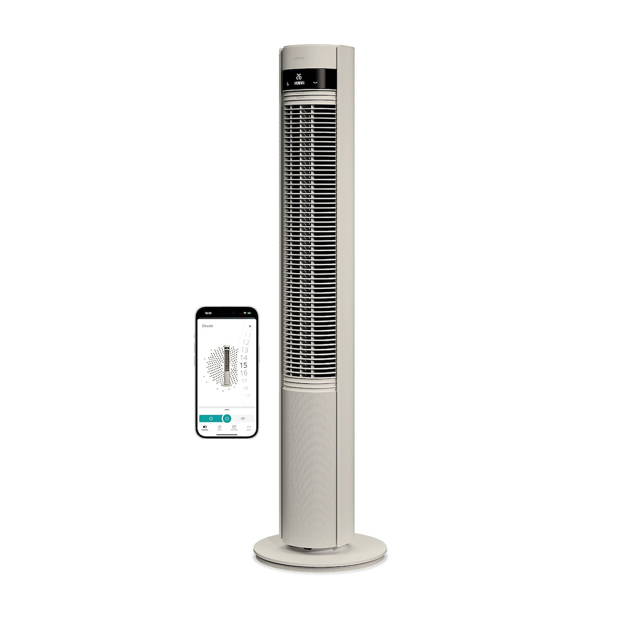 Duux Elevate Smart Tower Fan Torenventilator Grijs