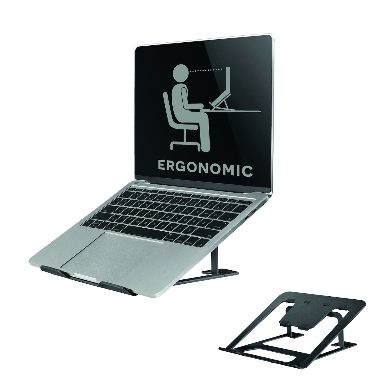 Neomounts NSLS085 Laptopstandaard Zwart afbeelding