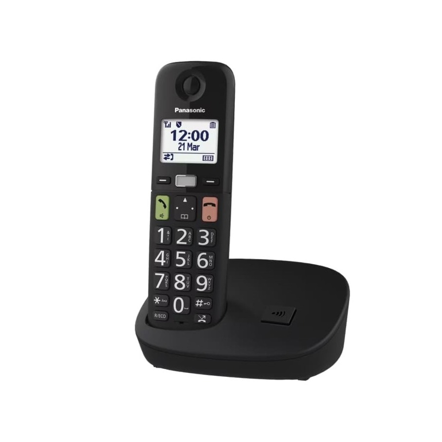 Panasonic KX-TGU110EXB Huistelefoon Zwart afbeelding