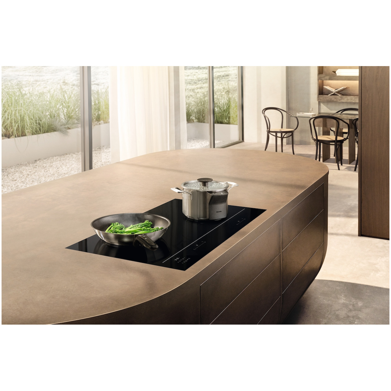 Miele KM 8895 FL Diamond & M Sense Inductie kookplaat Zwart, foto 2
