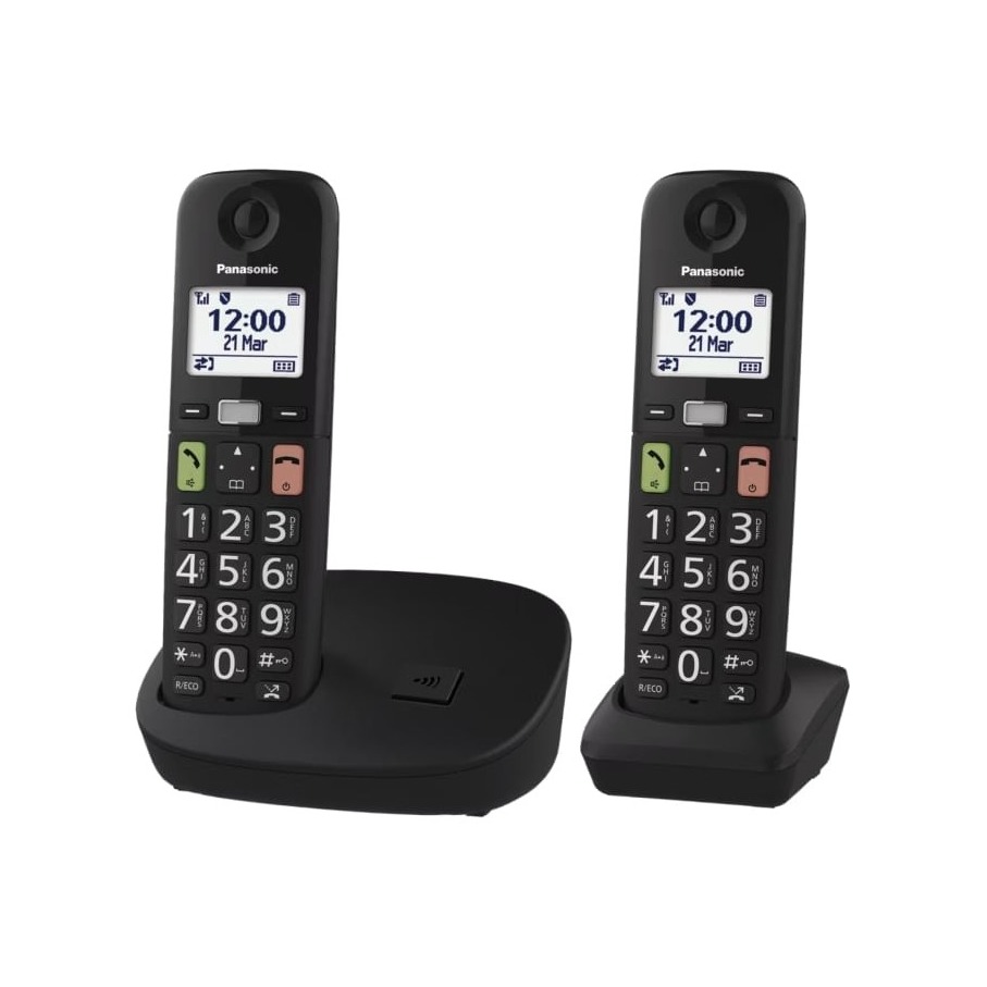 Panasonic KX-TGU112EXB Huistelefoon Zwart afbeelding