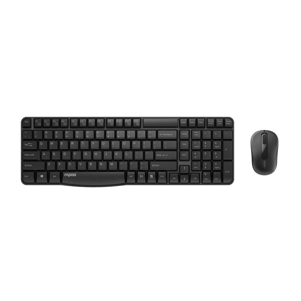 Rapoo X1800S Draadloze Combo-set Toetsenbord Zwart afbeelding
