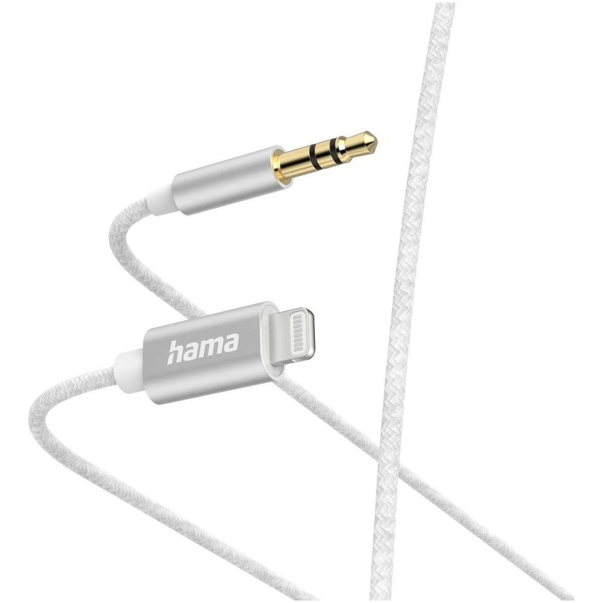 Hama Audiokabel Lightning - 3,5mm jack 1m Mini jack kabel Wit afbeelding