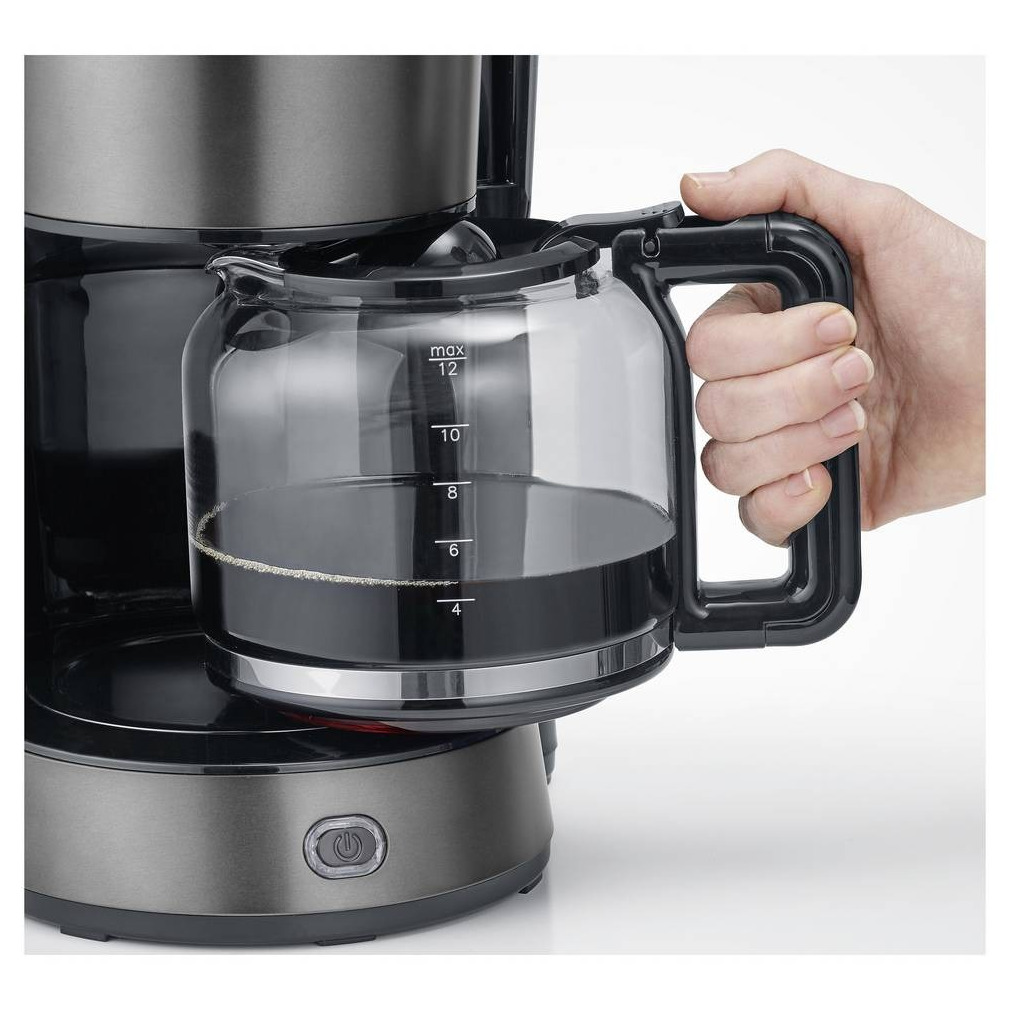 Severin KA9340 Koffiefilter apparaat donker inox-zwart, foto 3